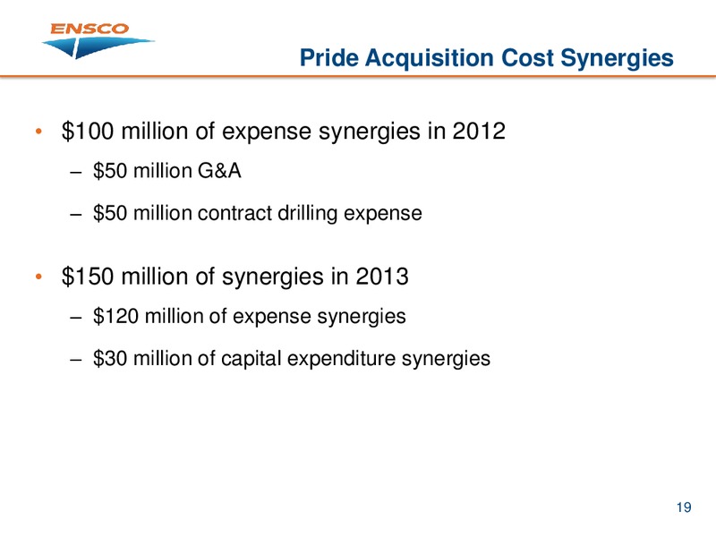 PARETOS ANNUAL OIL AND OFFSHORE CONFERENCE – Ensco Plc – slide 18