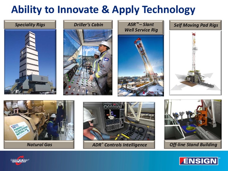 JUNE 2015 CORPORATE PRESENTATION – Ensign Energy Services Inc. – slide 12