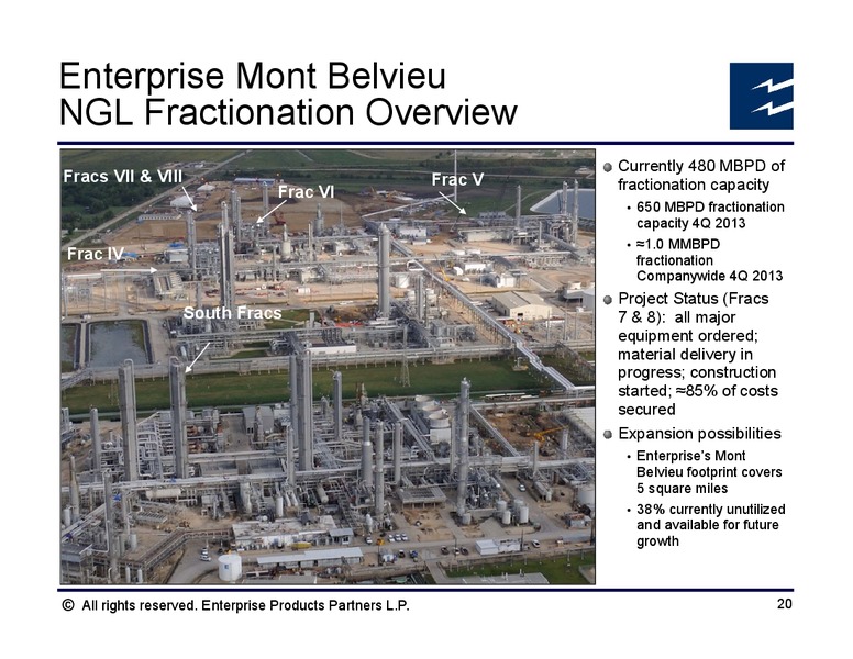 UBS MLP Conference – Enterprise Products Partners LP – slide 19