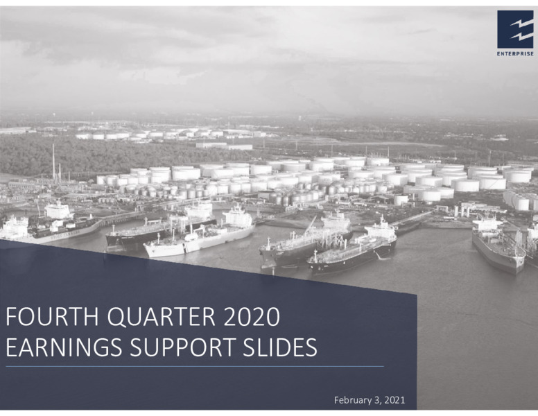 Fourth Quarter 2020 Earnings – Enterprise Products Partners LP – slide 1