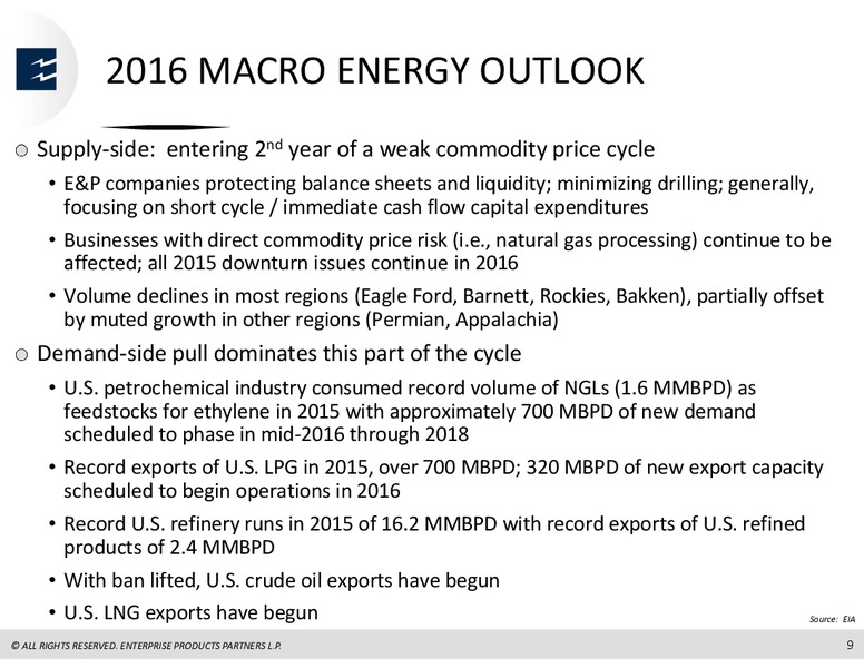 MORGAN STANLEY MLP CONFERENCE – Enterprise Products Partners LP – slide 8