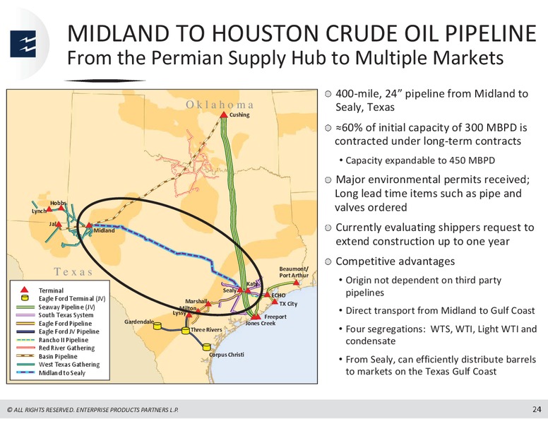 MORGAN STANLEY MLP CONFERENCE – Enterprise Products Partners LP – slide 23