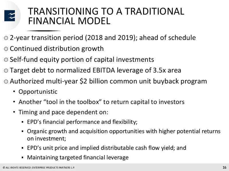 March 2019 Investor Presentation – Enterprise Products Partners LP – slide 15