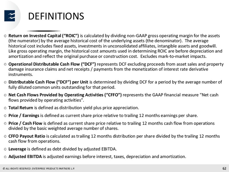 March 2019 Investor Presentation – Enterprise Products Partners LP – slide 61