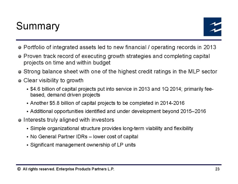 Howard Weil Energy Conference – Enterprise Products Partners LP – slide 22