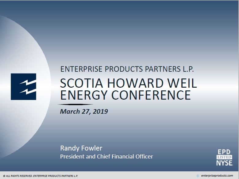 Scotia Howard Weil Energy Conference – Enterprise Products Partners LP – slide 1