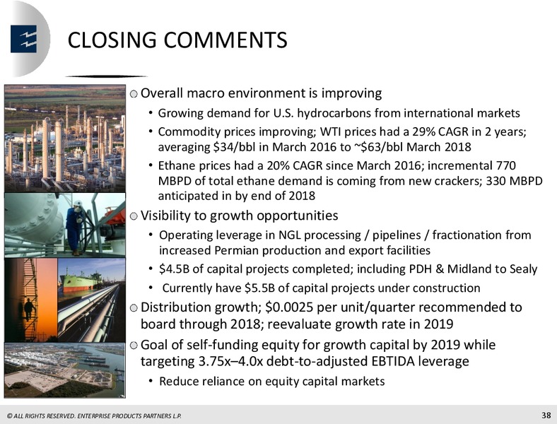 April 2018 Mizhuno Energy Summit – Enterprise Products Partners LP – slide 37