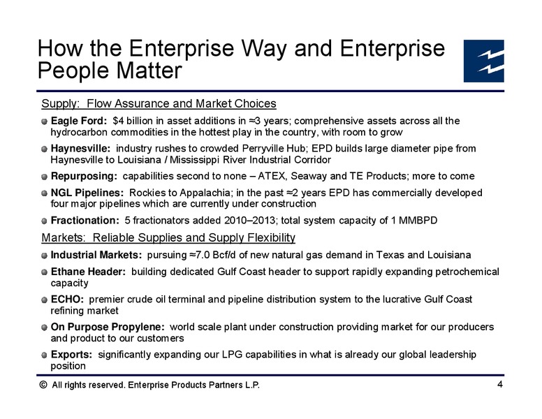 April 2013 Analyst Conference – Enterprise Products Partners LP – slide 14