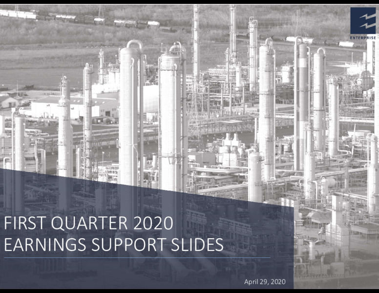 1Q 2020 Earnings Presentation – Enterprise Products Partners LP – slide 1
