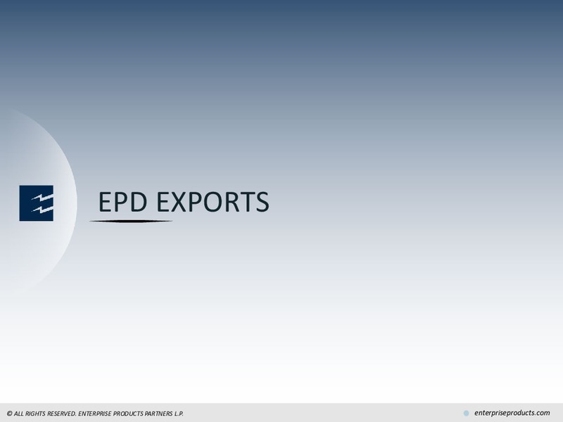JP Morgan Energy Conference – Enterprise Products Partners LP – slide 30