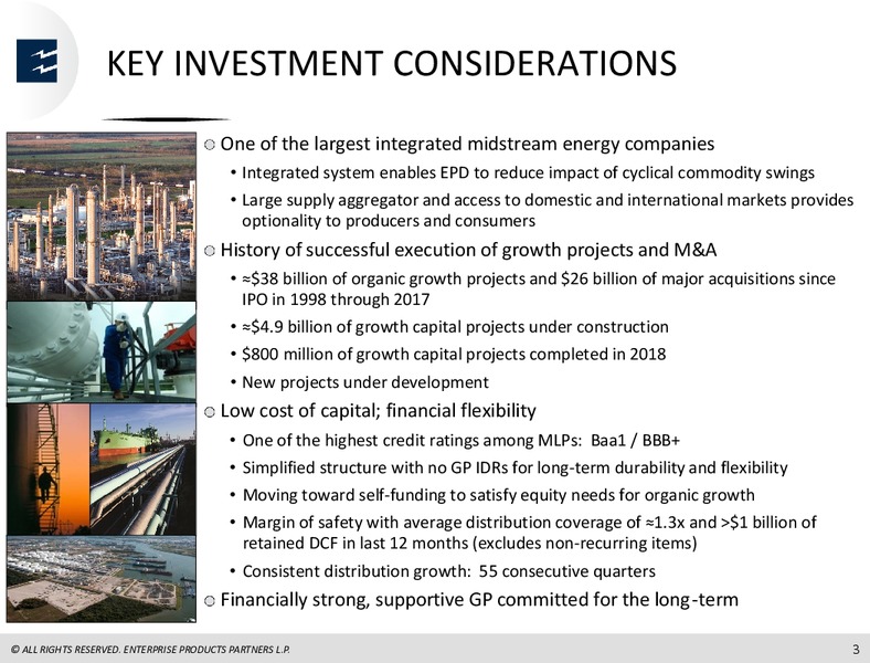 June 2018 JP Morgan Energy Conference – Enterprise Products Partners LP – slide 2