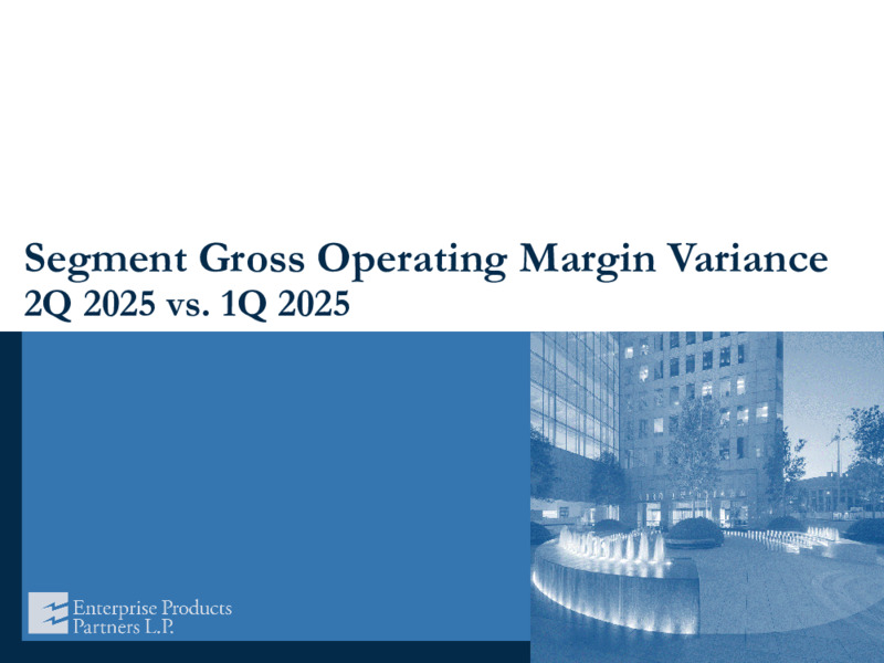 2Q 2025 Earnings Support Slides – Enterprise Products Partners LP – slide 17
