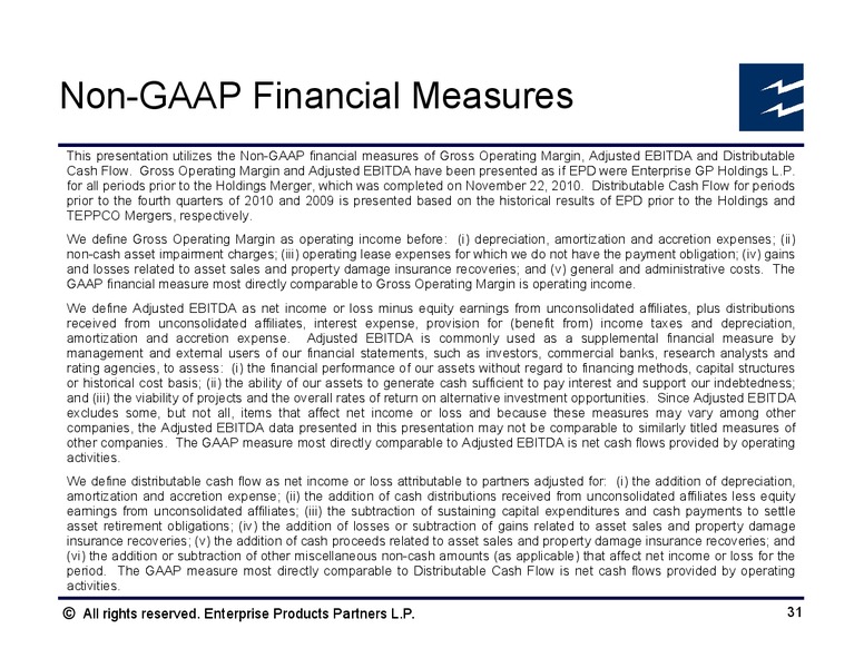 Citi 2012 MLP and Midstream Infrastructure Conference – Enterprise Products Partners LP – slide 30