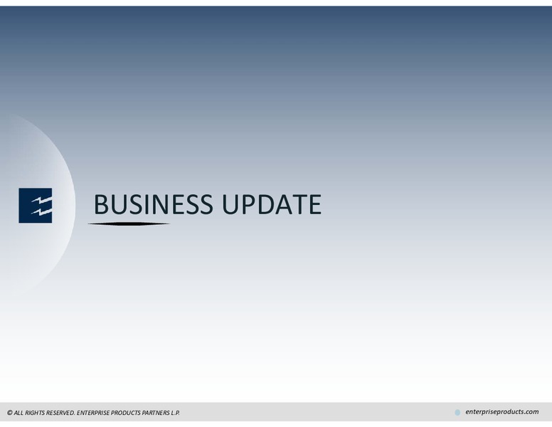 Goldman Sachs MLP and Pipeline Conference – Enterprise Products Partners LP – slide 6
