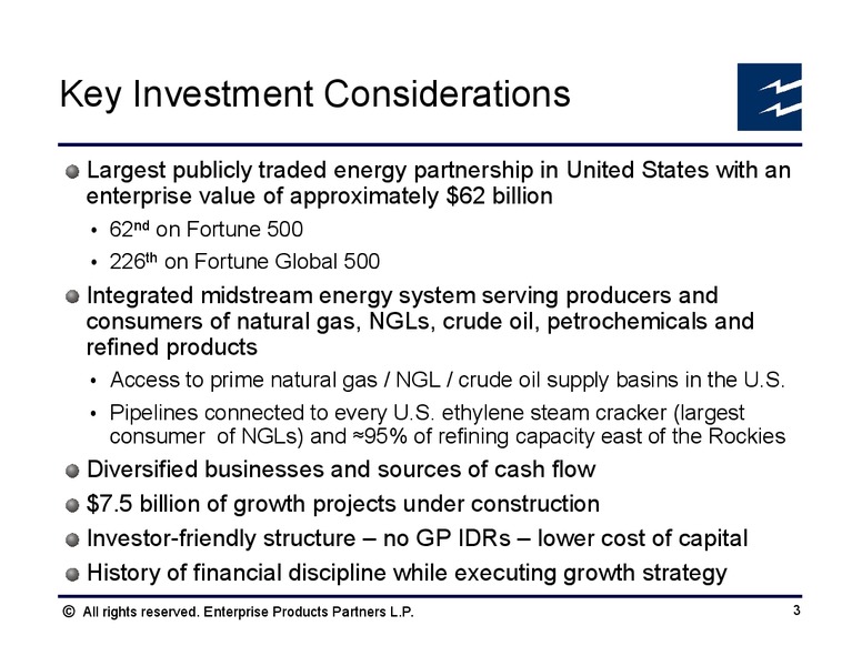 Barclays CEO Energy Power Conference – Enterprise Products Partners LP – slide 2
