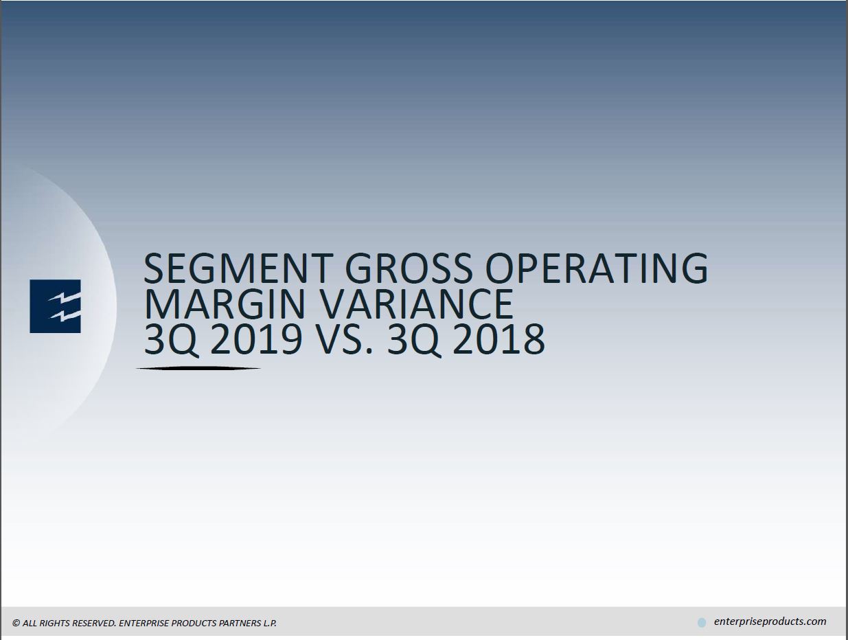 3Q 2019 Earnings Presentation – Enterprise Products Partners LP – slide 6