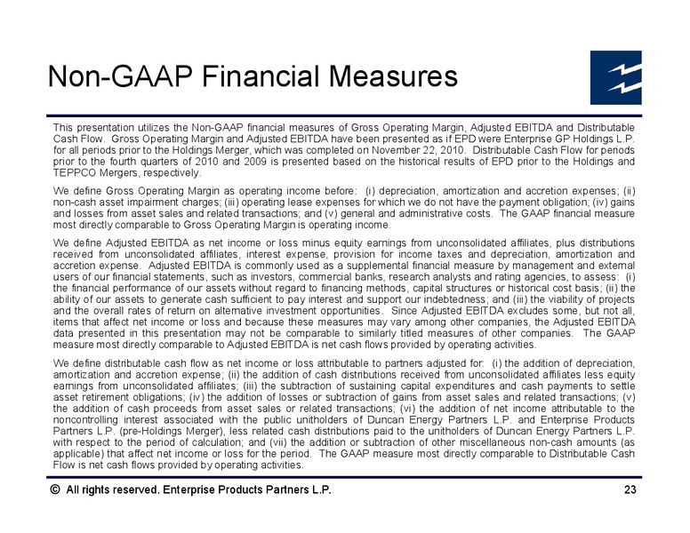 Salient Partners MLP Investor Conference – Enterprise Products Partners LP – slide 22