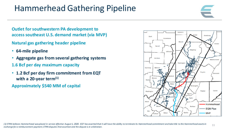 Investor Presentation February 2021 – Equitrans Midstream Corp. – slide 11