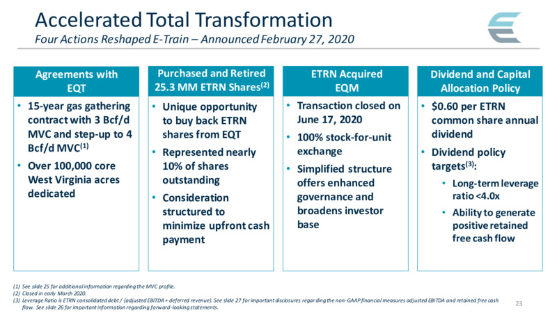 Investor Presentation February 2021 – Equitrans Midstream Corp. – slide 23
