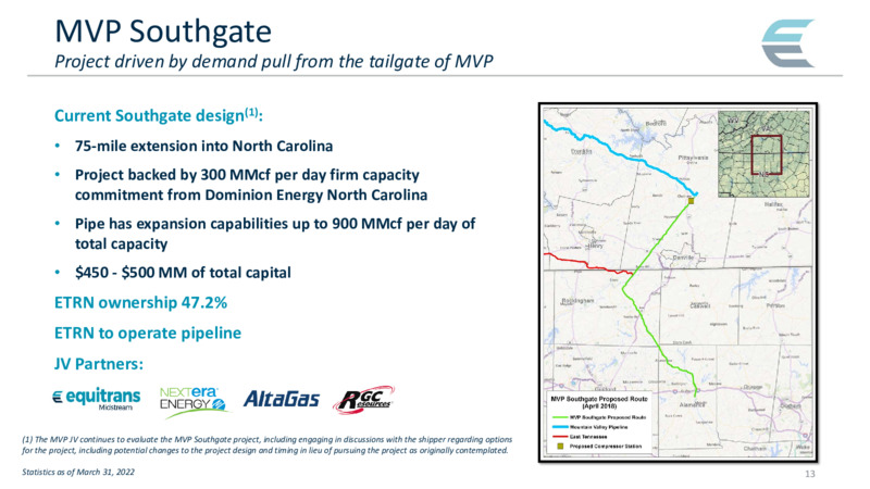 May 2022 Investor Presentation – Equitrans Midstream Corp. – slide 13
