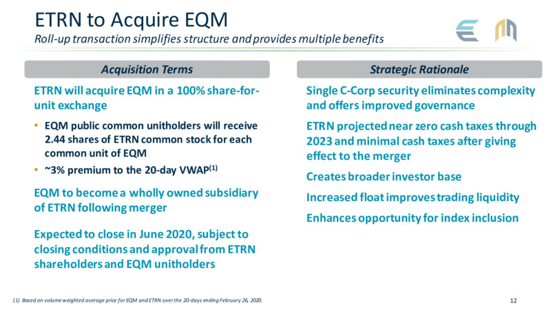May 2020 Investor Presentation – Equitrans Midstream Corp. – slide 12