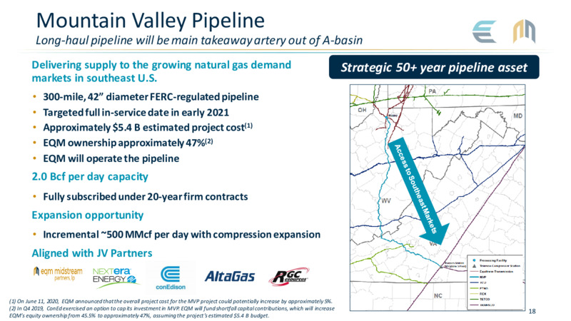 June 2020 Investor Presentation – Equitrans Midstream Corp. – slide 18