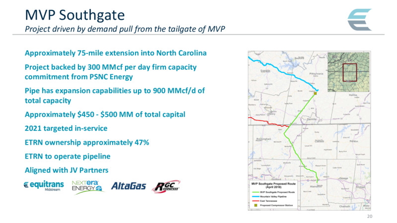 May 2020 Investor Presentation – Equitrans Midstream Corp. – slide 20