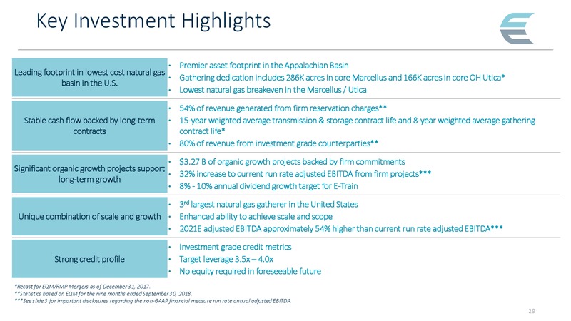 Investor Presentation – Equitrans Midstream Corp. – slide 29