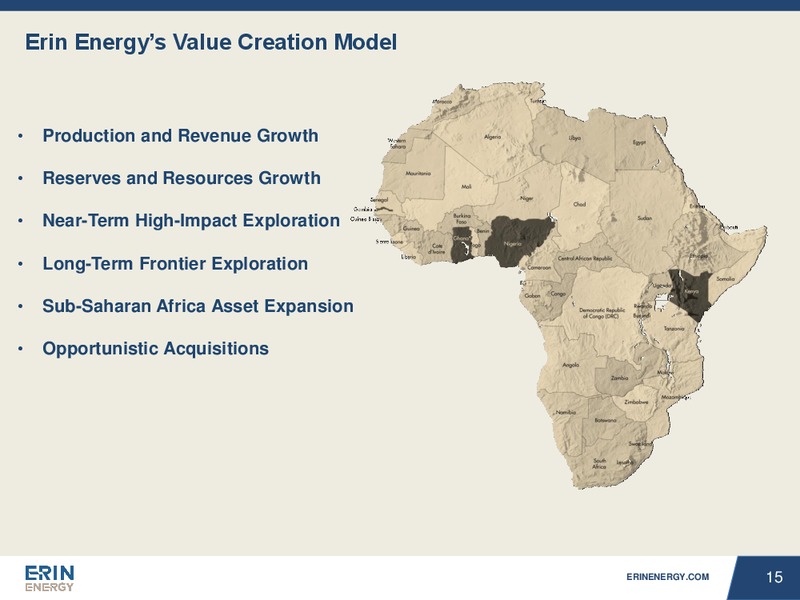 May 2015 Investor Presentation – Camac Energy – slide 14