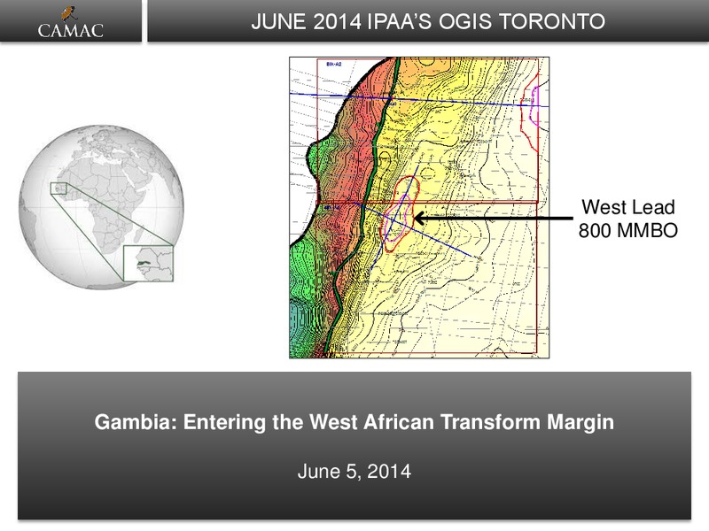 IPAA OGIS Toronto Conference – Camac Energy – slide 17