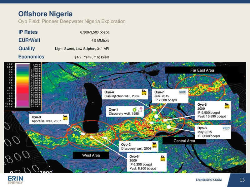 JULY 2015 INVESTOR PRESENTATION – Erin Energy Corp. – slide 12