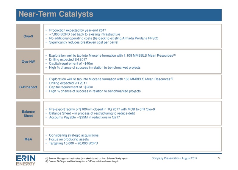 Enercom The Oil and Gas Conference – Erin Energy Corp. – slide 4