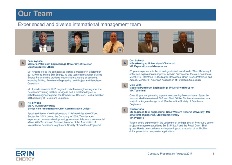 Enercom The Oil and Gas Conference – Erin Energy Corp. – slide 12