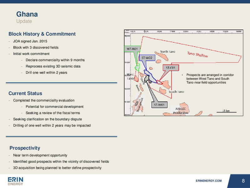 Africa Oil Week Conference – Erin Energy Corp. – slide 7