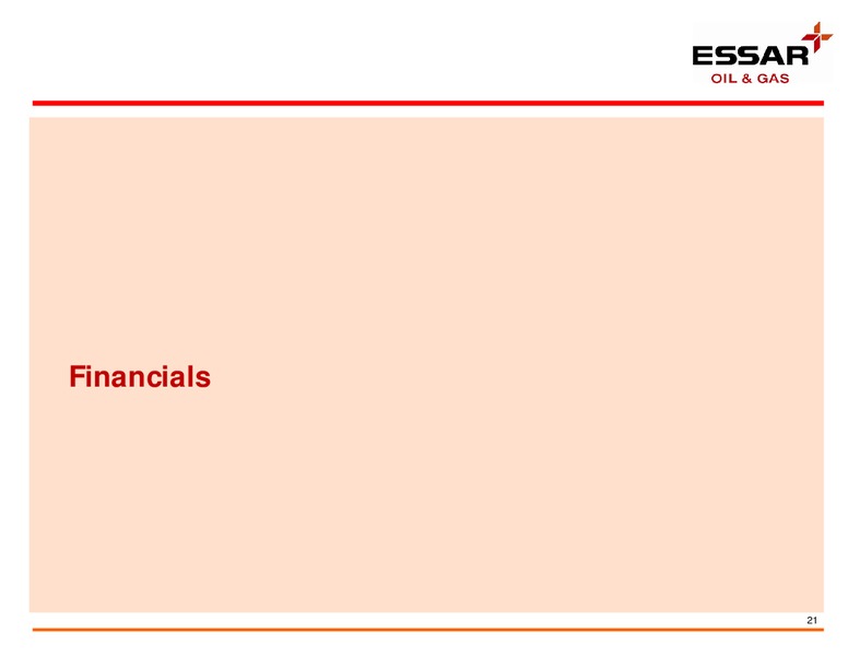 FEBRUARY 2014 INVESTOR PRESENTATION – Essar Group – slide 22
