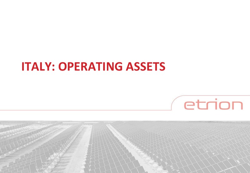 Corporate Presentation – Etrion Corporation – slide 19