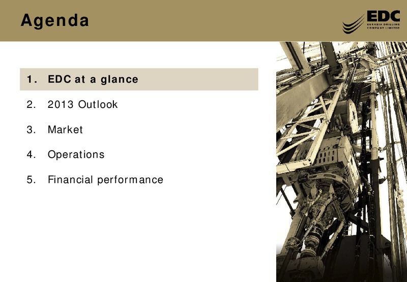 THE RUSSIA FORUM – Eurasia Drilling Company Limited – slide 2