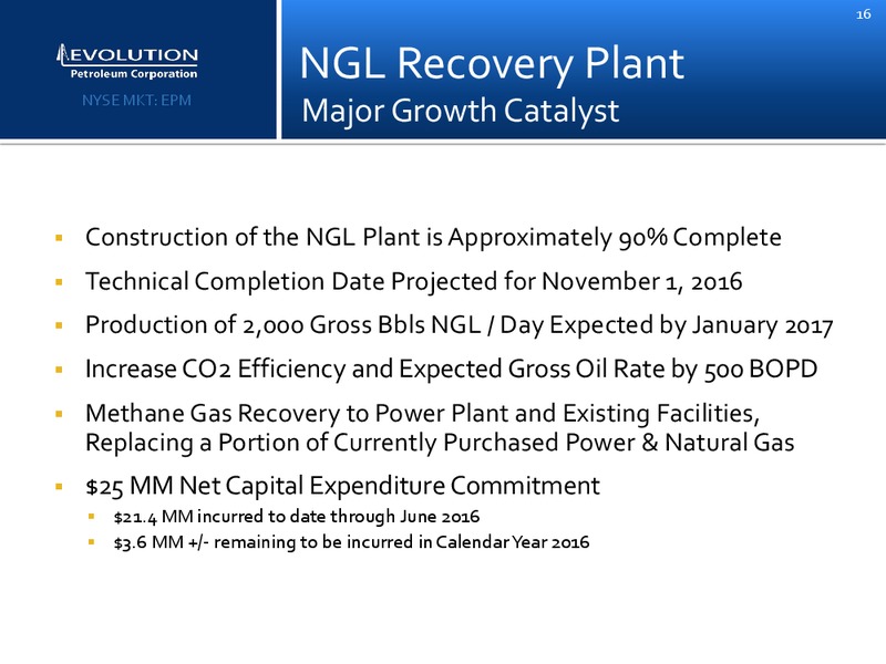 Enercom Conference – Evolution Petroleum Corp. – slide 15