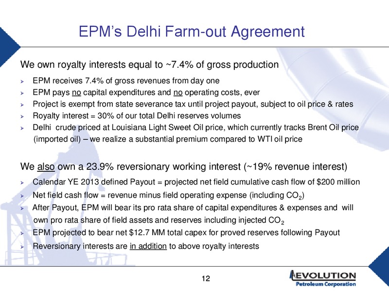 IPAA OGIS – Evolution Petroleum Corp. – slide 11