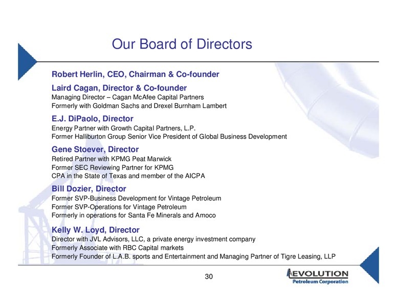 IPAA OGIS – Evolution Petroleum Corp. – slide 29