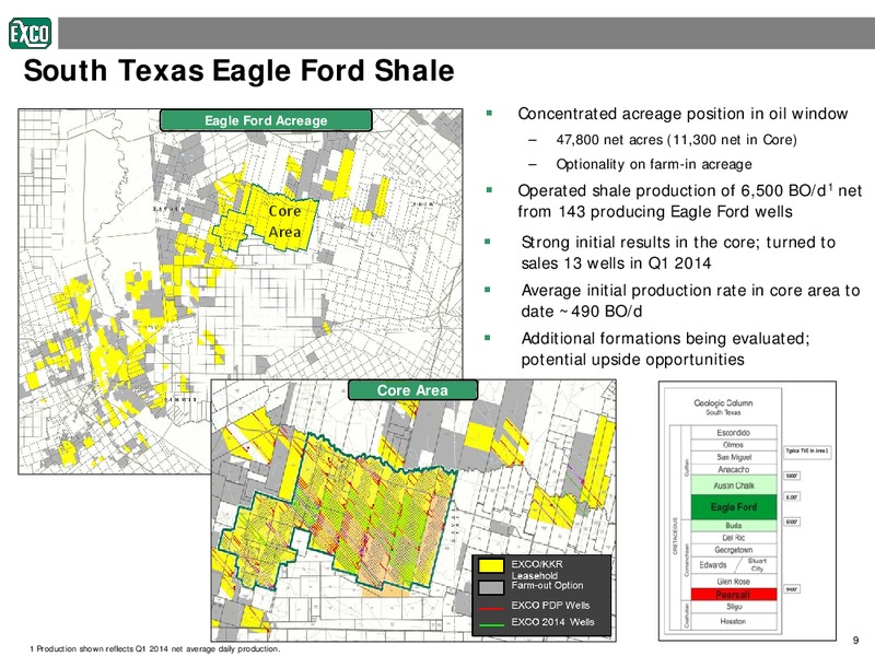 First Quarter Earnings Review – Exco Resources Inc. – slide 9