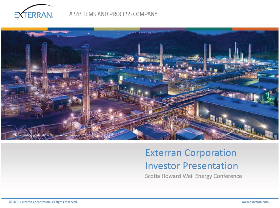 Scotia Howard Weil Energy Conference – Exterran Corporation – slide 1