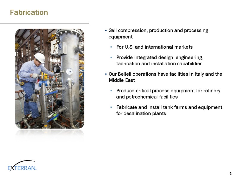 SIMMONS ENERGY CONFERENCE – Exterran Holdings, Inc. – slide 12