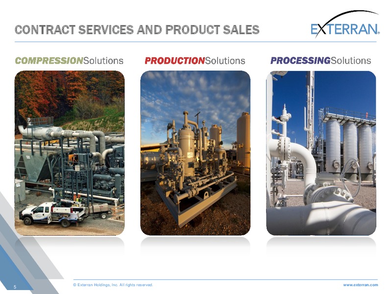 BARCLAYS ENERGY CONFERENCE – Exterran Holdings, Inc. – slide 5