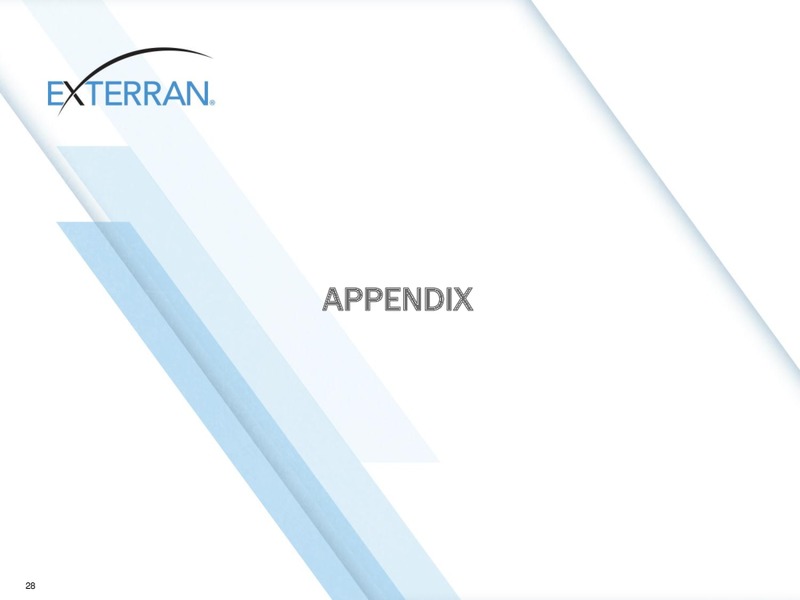BARCLAYS ENERGY CONFERENCE – Exterran Holdings, Inc. – slide 28