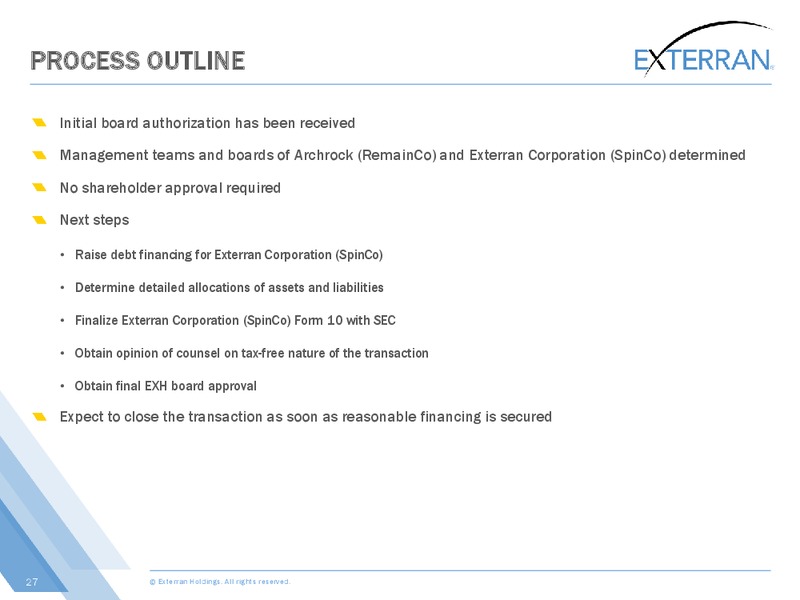Johnson Rice Energy Conference – Exterran Holdings, Inc. – slide 27
