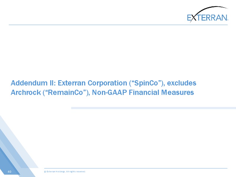 Johnson Rice Energy Conference – Exterran Holdings, Inc. – slide 40
