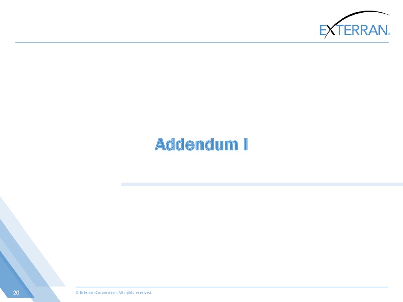Cowen and Company Ultimate Energy Conference – Exterran Holdings, Inc. – slide 20