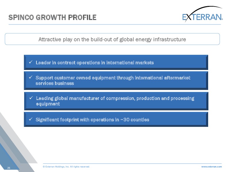 SCOTIA HOWARD WEIL ENERGY CONFERENCE – Exterran Partners Lp – slide 26