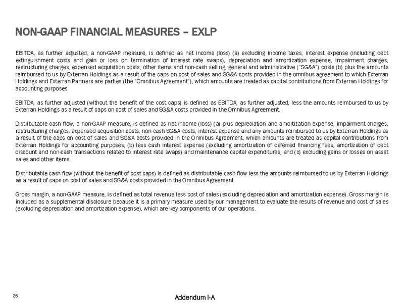 CREDIT SUISSE MLP AND ENERGY LOGISTICS CONFERENCE – Exterran Partners Lp – slide 26